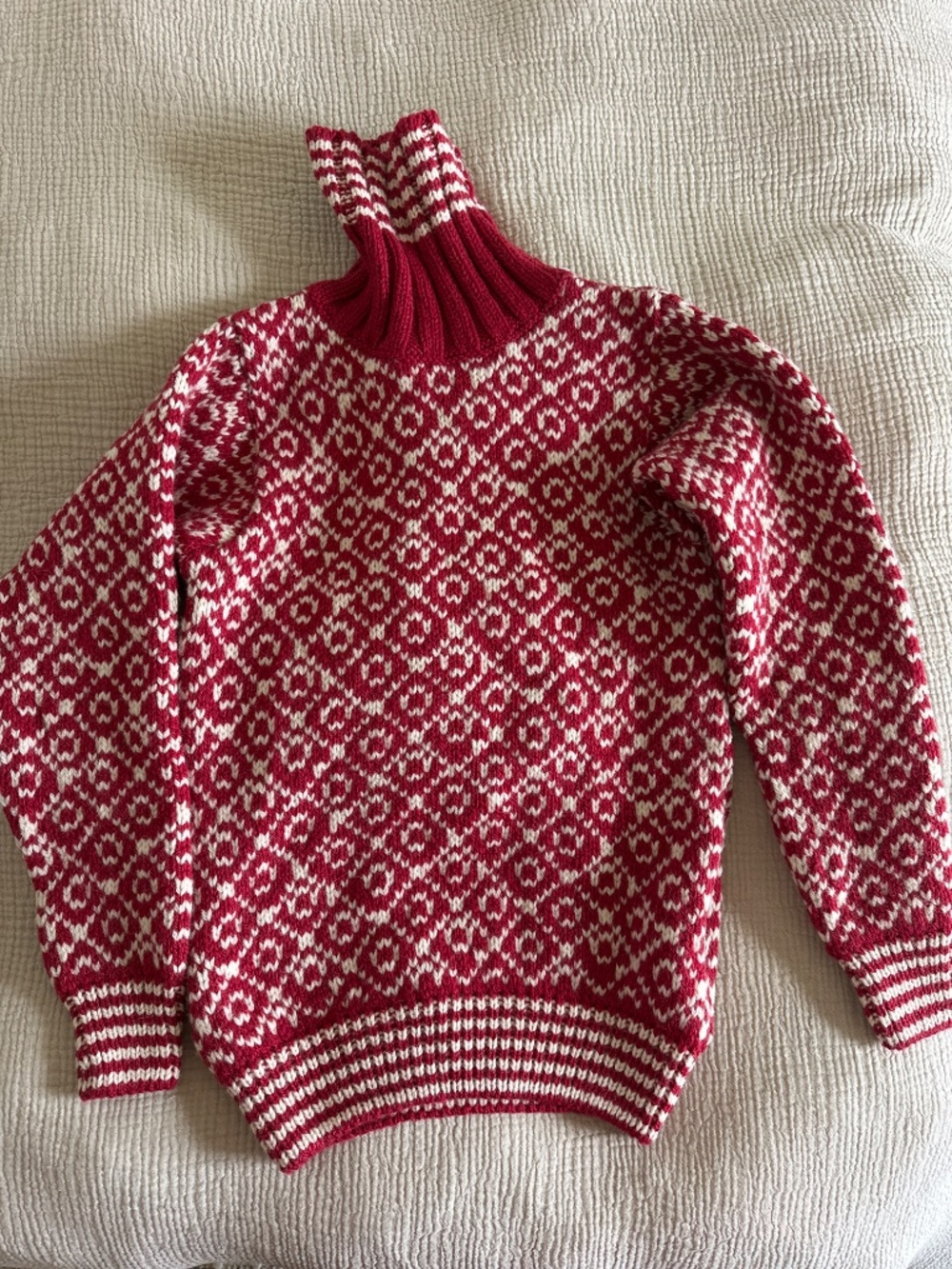 Devold 100% Wool High-Neck Sweater - Picture 4 of 6